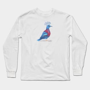 Victoria Crowned Pigeon Long Sleeve T-Shirt